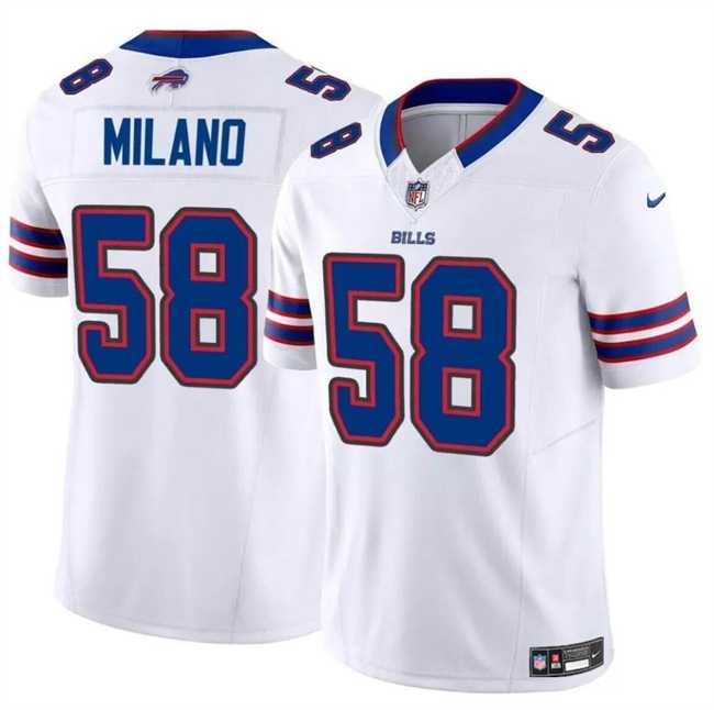 Men & Women & Youth Buffalo Bills #58 Matt Milano White 2024 F.U.S.E. Vapor Untouchable Limited Stitched Football Jersey->buffalo bills->NFL Jersey